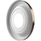 Ekena Millwork Traditional PVC Medallion (Canopies up to 5 1/2"), 10"OD x 3 1/2"ID x 1 1/8"P, Metallic Mystic Brown CMP10TRAMB - alternate 4